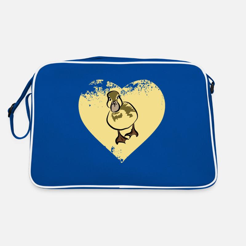 Ente Entchen Quak Retro Tasche