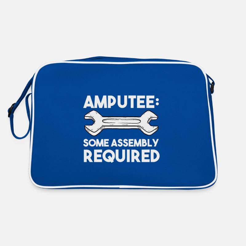 Amputee Amputation Some Assembly Required Retro Bag