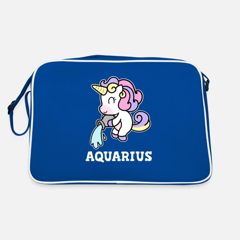 Wassermann Sternzeichen Einhorn Kostüm Retro Tasche
