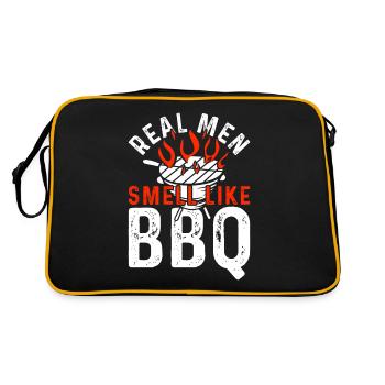Grillen BBQ Grillmeister Barbecue Geschenk - Sac Retro - noir/or - Dos