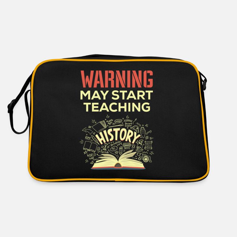 Histoire Alerte Professeur d’histoire Sac Retro