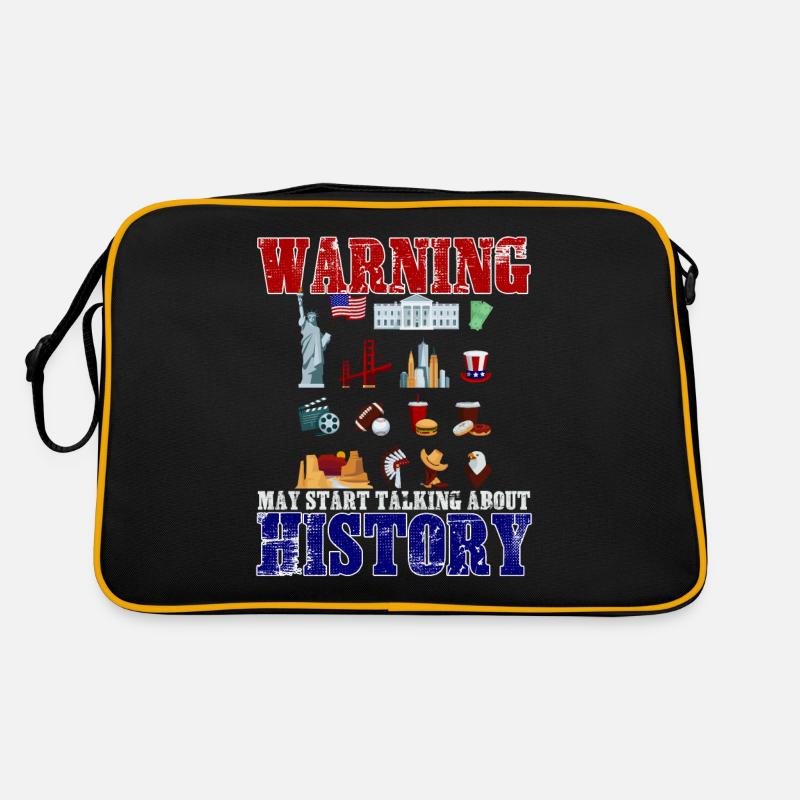 Histoire Alerte Professeur d’histoire Sac Retro
