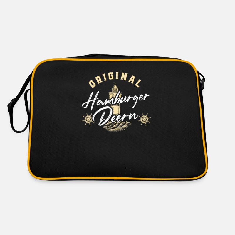 Idée cadeau Hamburger Deern Sac Retro
