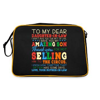 Mother-in-Law Son-in-Law - Retro Bag - black/gold - Back