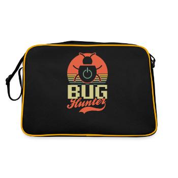 Computer Programming Bug Hunter - Retro Bag - black/gold - Back