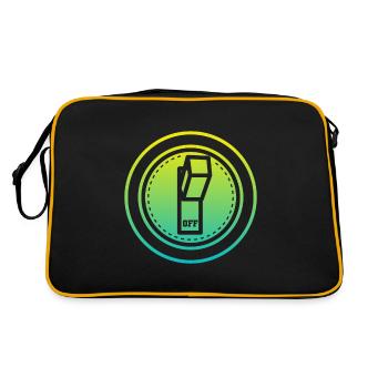 off button - Retro Bag - black/gold - Back