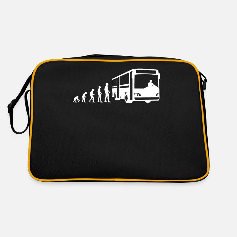 Busfahrer Evolution Bus Fahrer Beruf Job Geschenk Retro Tasche
