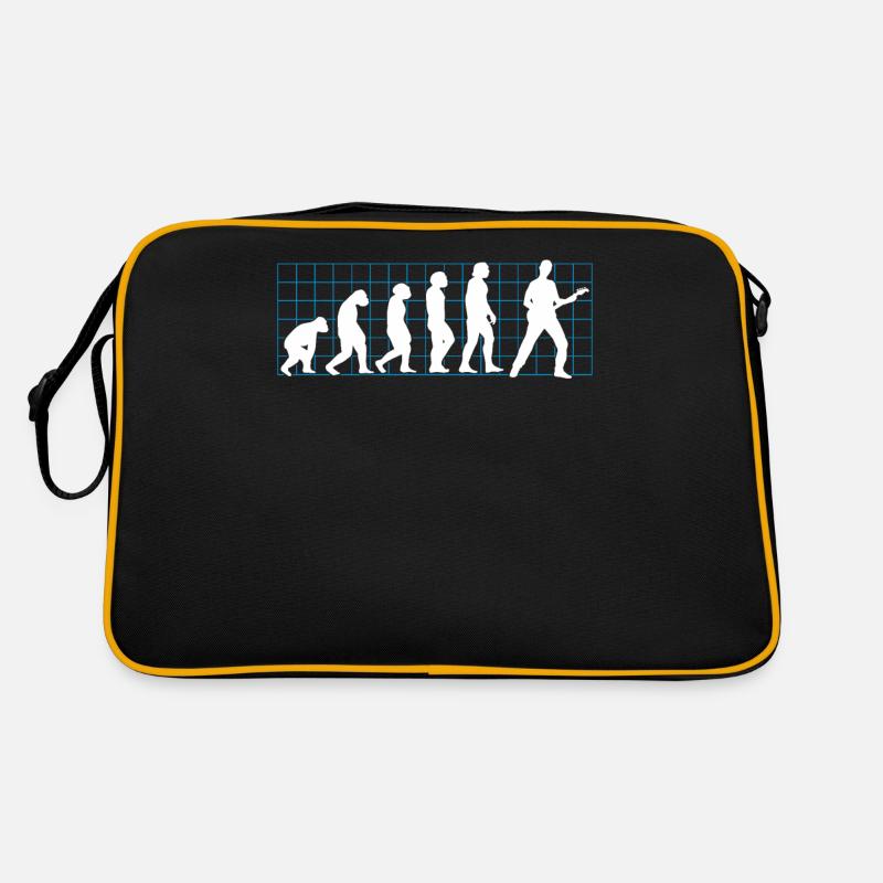 Bassist Evolution Bassist Evolution Bass spielen - Retro Tasche - Schwarz/Gold