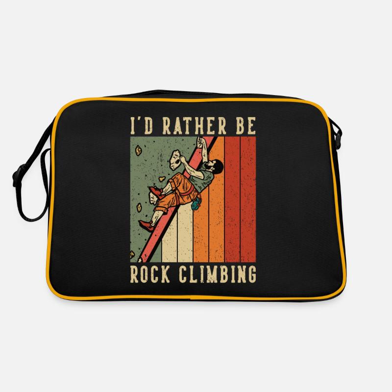 Je préfère être Rock Climbing Retro Sac Retro
