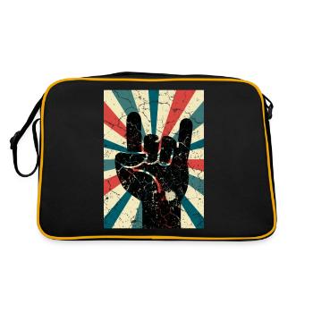 Les diables punks - Sac Retro - noir/or - Dos