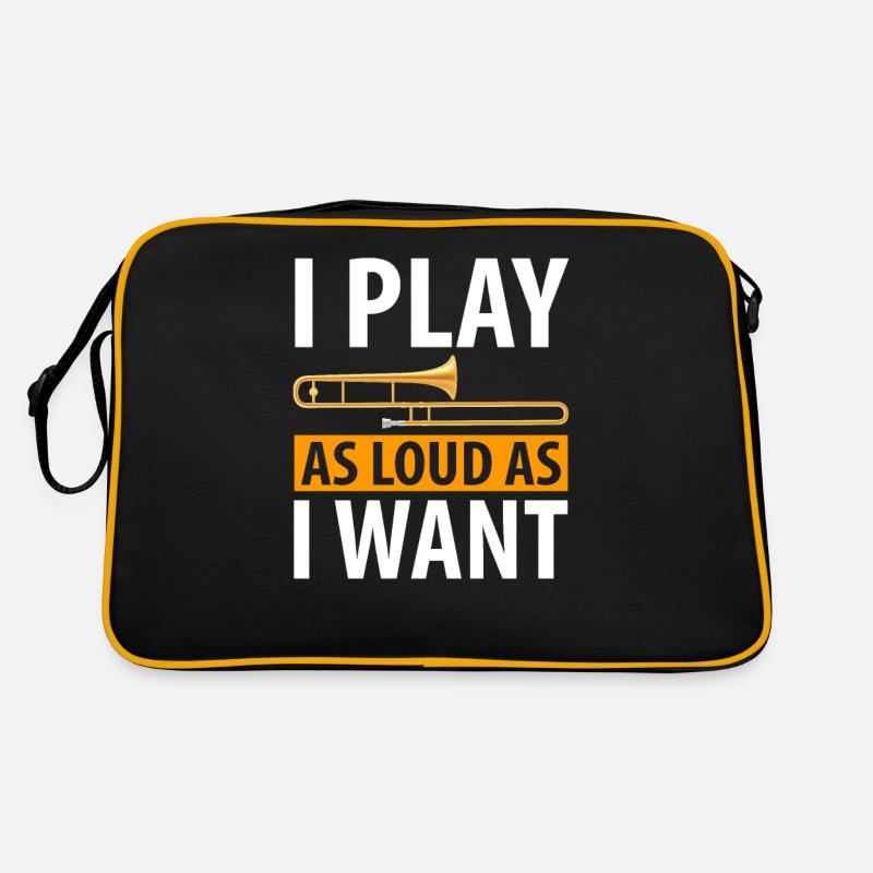 Trombone trombone trombone player gift trombones Retro Bag