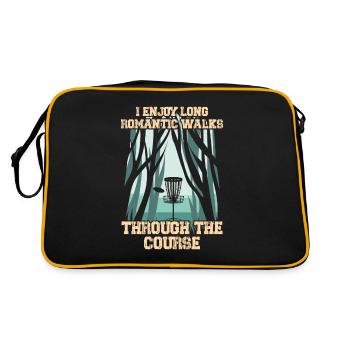 Disc Golf Design pour un discgolf professionnel - Sac Retro - noir/or - Dos