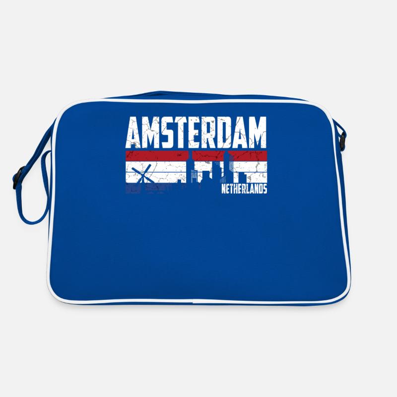 Amsterdam Skyline Pays-Bas Sac Retro