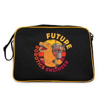 Future Robotics Engineer Robot Boys - Retro Bag - black/gold - Back