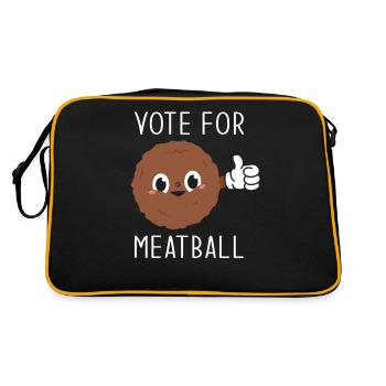 Boulettes - Sac Retro - noir/or - Dos