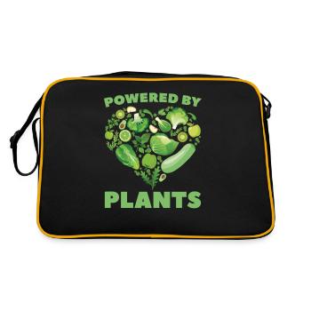 Veggie Vegetables Vegetarian Vegetarian - Retro Bag - black/gold - Back