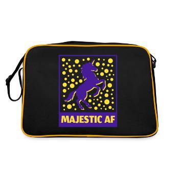 Majestic Af - Sac Retro - noir/or - Dos