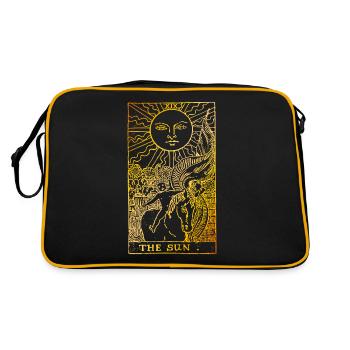 The Sun Vintage Tarot Map Strengthen the Sun - Retro Bag - black/gold - Back