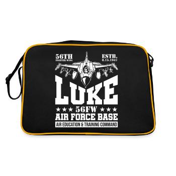 Luke Air Force Base USAF F35-F35 - Sac Retro - noir/or - Dos