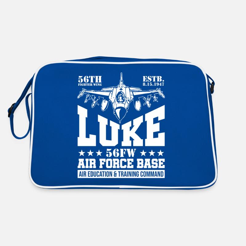 Luke Air Force Base USAF F35-Kampfgeschwader Retro Tasche