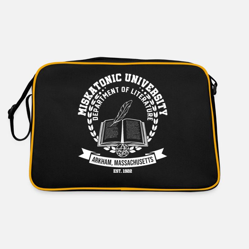 Cthulhu Pieuvres Miskatonic Université 1922 Arkham - Sac Retro - noir/or