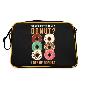 Donut - Sac Retro - noir/or - Dos