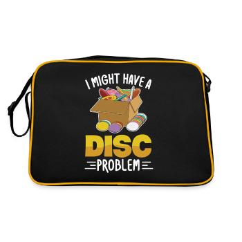 Conception sportive de lancer pour un professionnel du disc golf - Sac Retro - noir/or - Dos