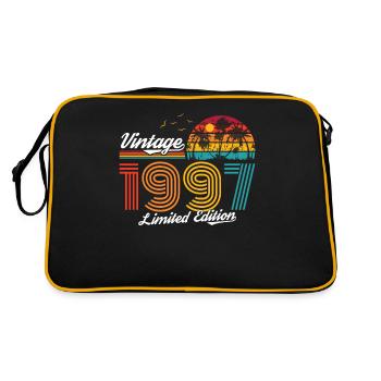 Vintage 1997 97 Anniversaire Rétro Millésime cadeau - Sac Retro - noir/or - Dos