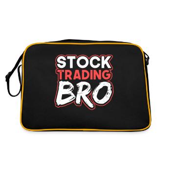 Stocks Stock Trading Bro - Retro Bag - black/gold - Back