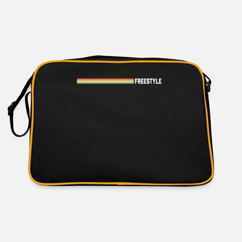 Freestyle Retro Striped Retro Tasche