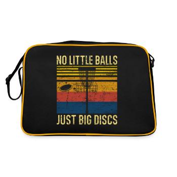 Disc Golf Retro - Retro Bag - black/gold - Back