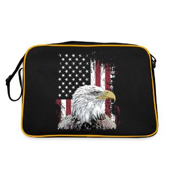 Independence Eagle American Flag Eagle - Sac Retro - noir/or - Dos
