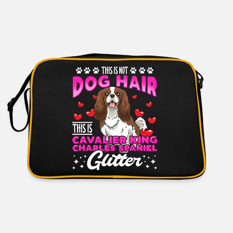 Cavalier King Charles Spaniel drôle sort Sac Retro