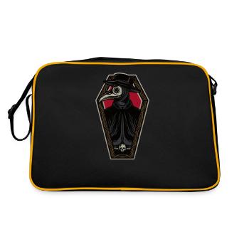 Steampunk Mechanik Viktorianisch Cosplay - Retro Tasche - Schwarz/Gold - Hinten