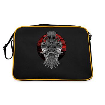 Steampunk Mechanik Viktorianisch Cosplay - Retro Tasche - Schwarz/Gold - Hinten