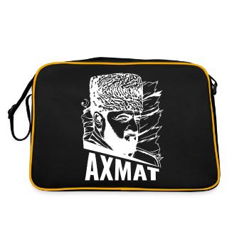 Akhmat cadeau Tchétchénie Grozny Chechen - Sac Retro - noir/or - Dos