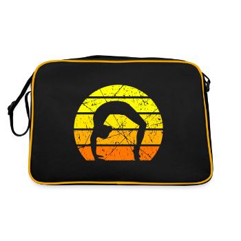 Gymnastics gymnast sport gymnastics - Retro Bag - black/gold - Back