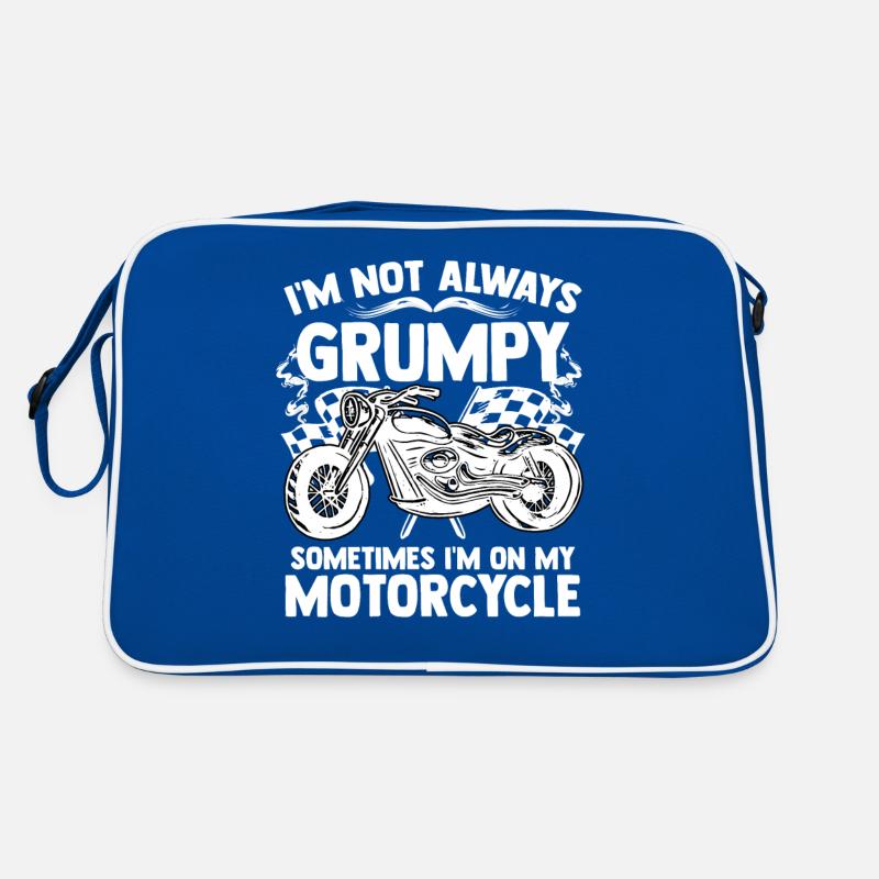 Motorcycle Funny saying Retro Bag