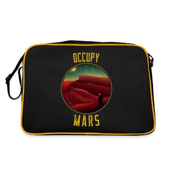 Occuper Mars - Sac Retro - noir/or - Dos
