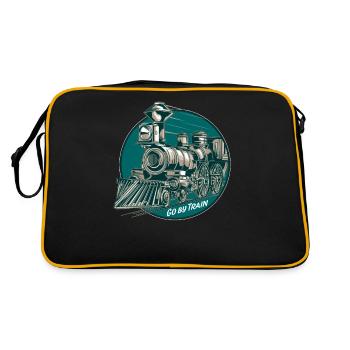 train - Retro Bag - black/gold - Back