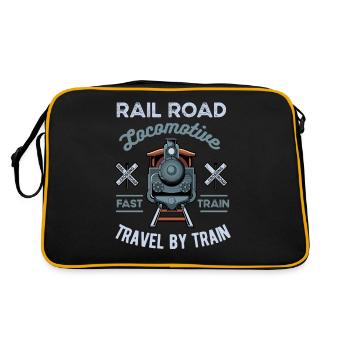 Train - Sac Retro - noir/or - Dos