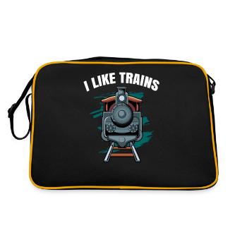 train - Retro Bag - black/gold - Back