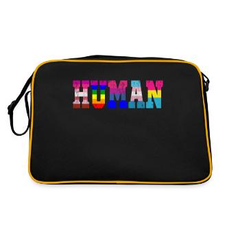 LGBT Homme Flag LGBT Pride Gay Pride Month LGBTQ - Sac Retro - noir/or - Dos
