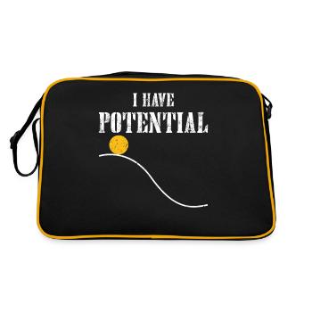 Physique physicien Science Chimie Cadeau - Sac Retro - noir/or - Dos