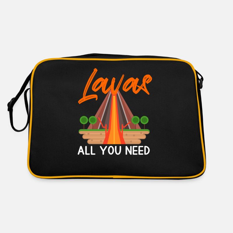 Vulkan Vulkane Vulkanliebhaber Shirt lustig Vulkan Retro Tasche