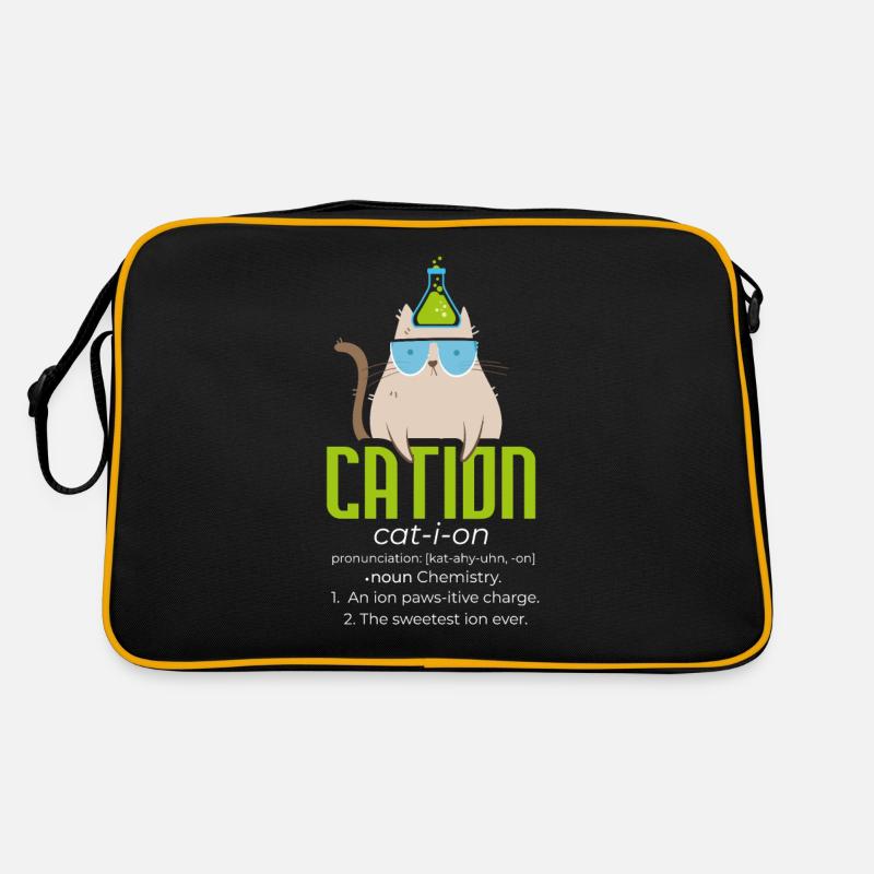 Cation Science Cat Pawsitive Chemistry Teacher Sac Retro
