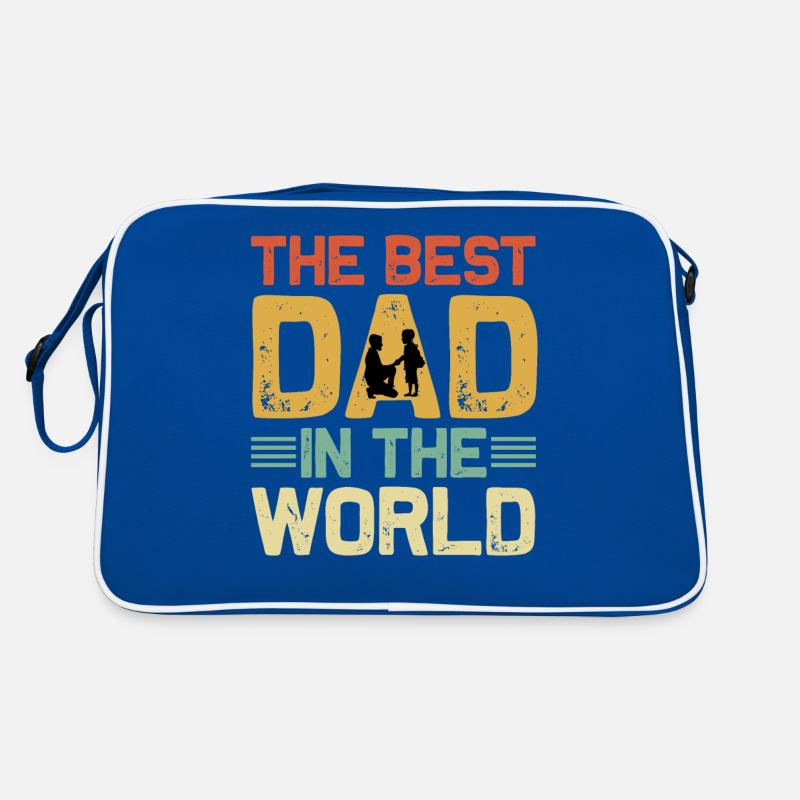 Bester Vater der Welt Retro Tasche
