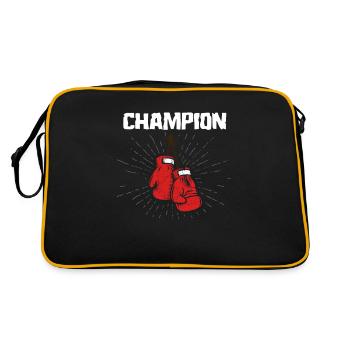 Boxen Champ - Retro Bag - black/gold - Back