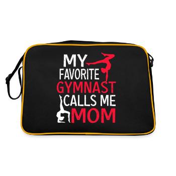 gymnastics Maman - Sac Retro - noir/or - Dos