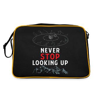 Astronaut astrophysics astrophysicist gift - Retro Bag - black/gold - Back